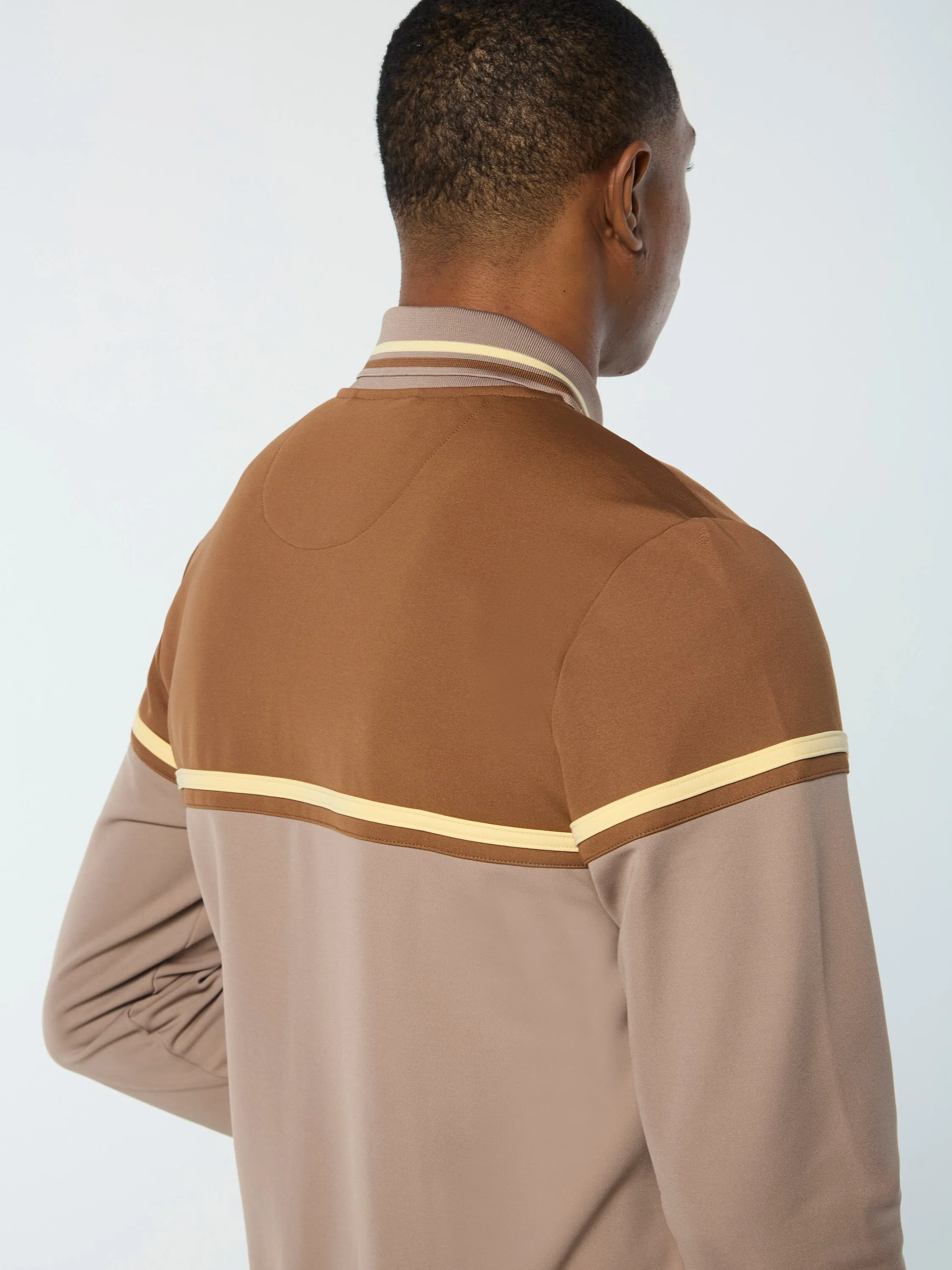 Olmi Track Jacket- Taupe Grey