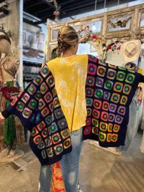 Peace Love Sunshine Poncho-10096