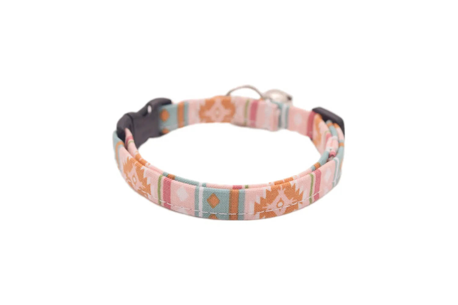 Pink Southwest Tribal Cat Collar