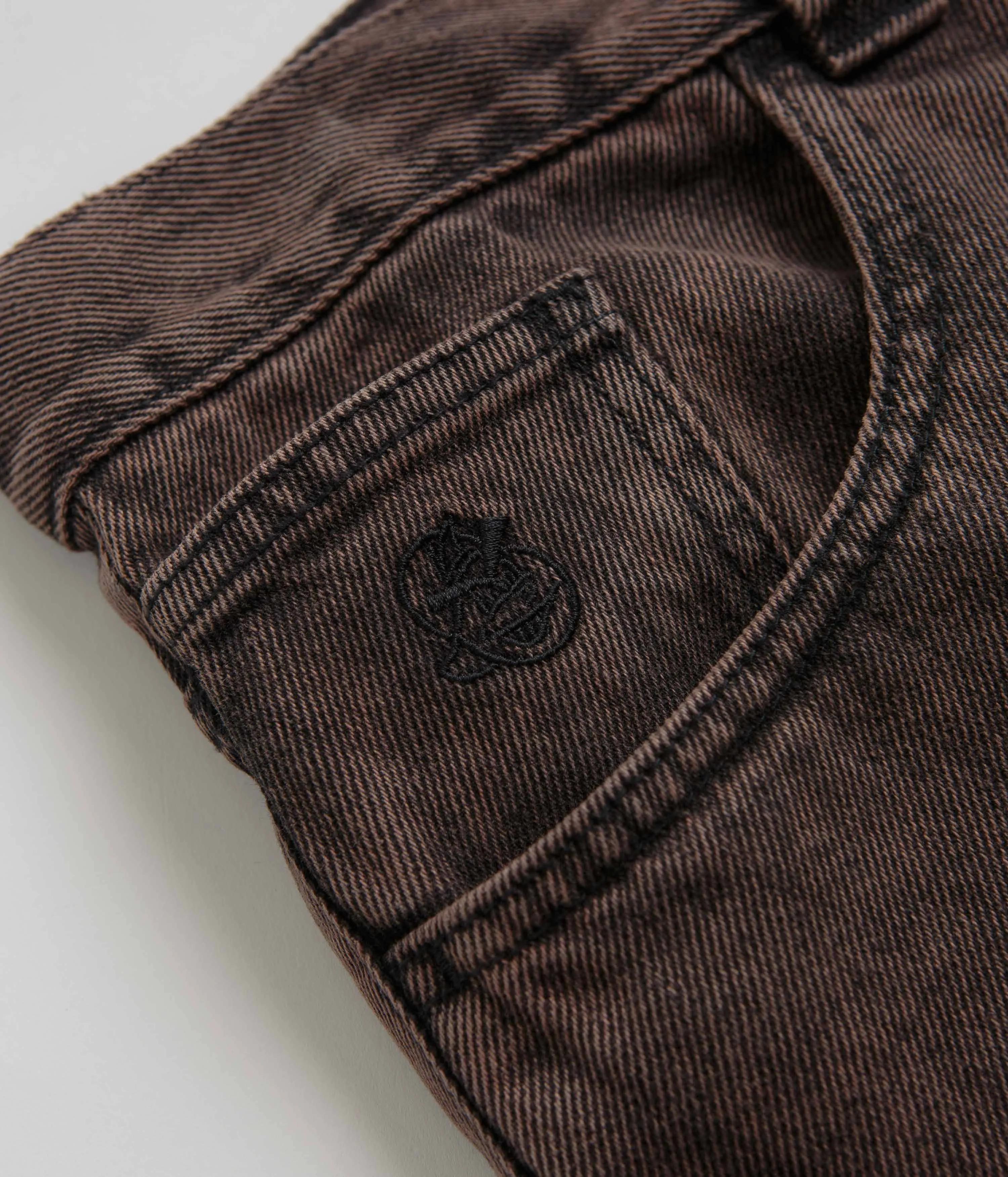 Polar 93 Denim Jeans - Mud Brown