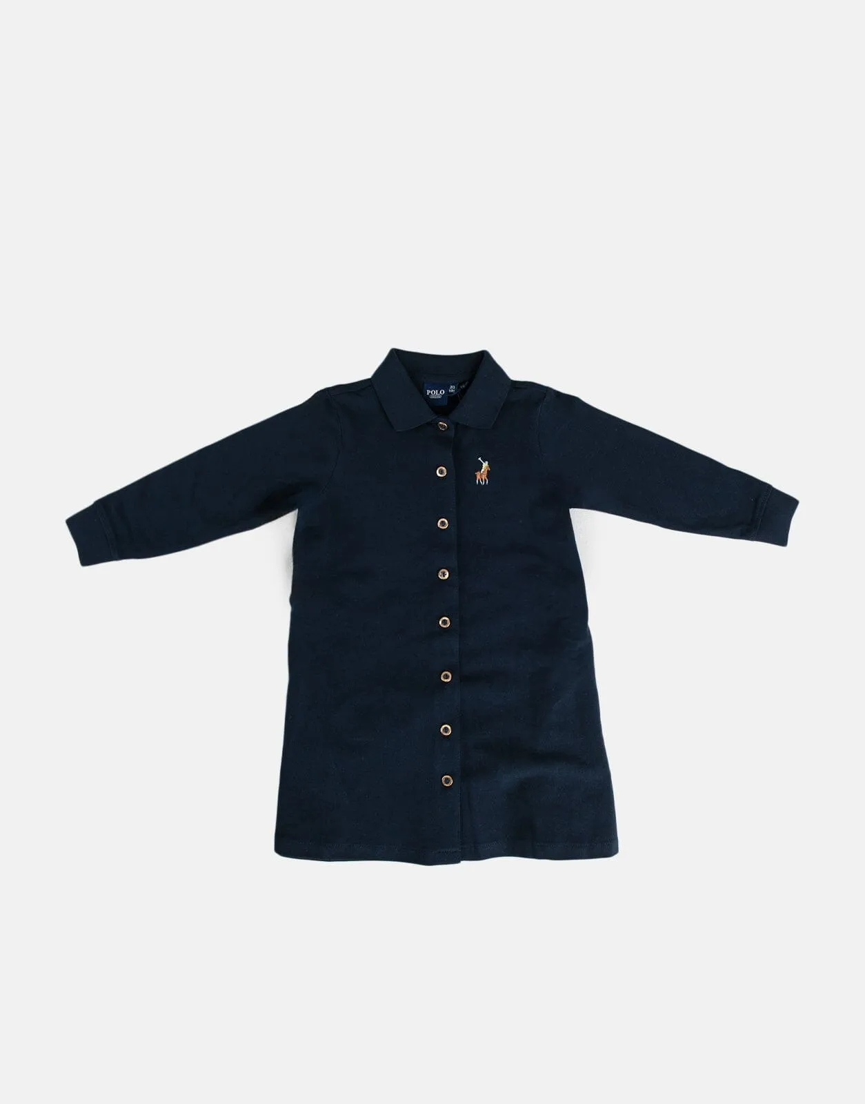 Polo Kerry Belted Shirt Dress Navy