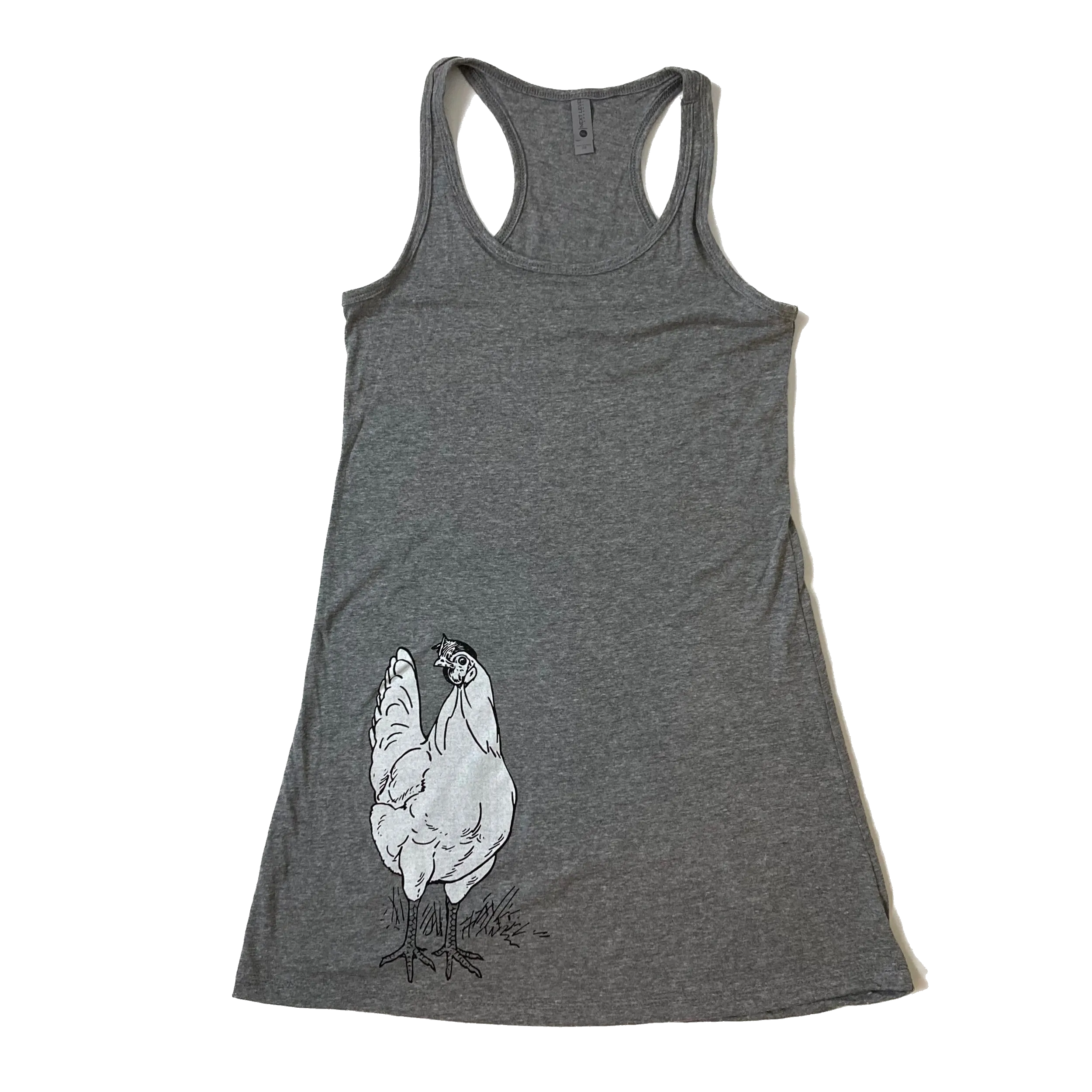 Positive Chicken Tank Dress