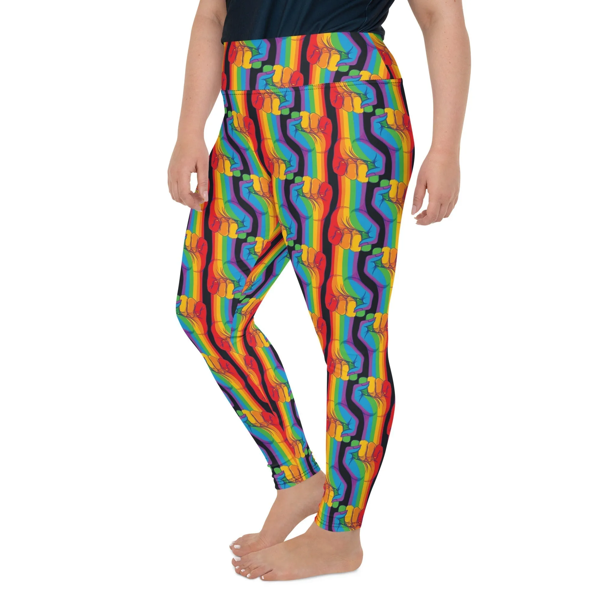 Pride Activist Plus Size Leggings