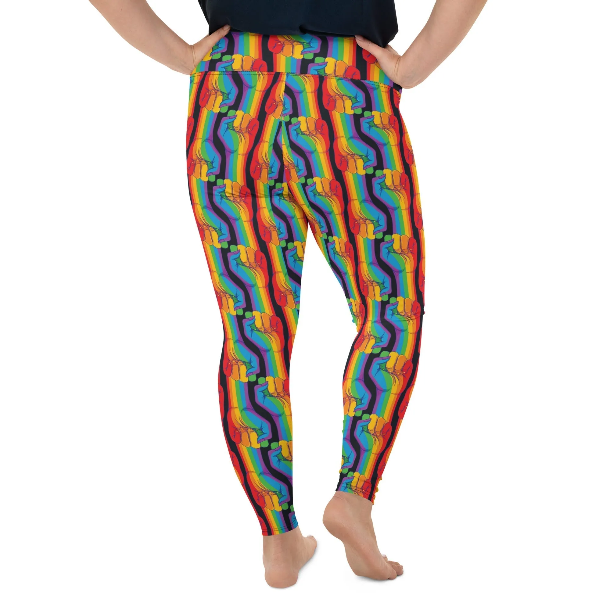 Pride Activist Plus Size Leggings