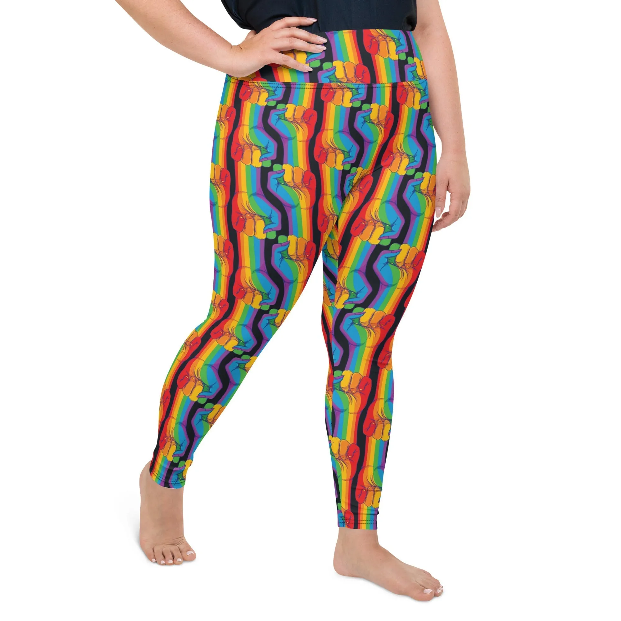 Pride Activist Plus Size Leggings