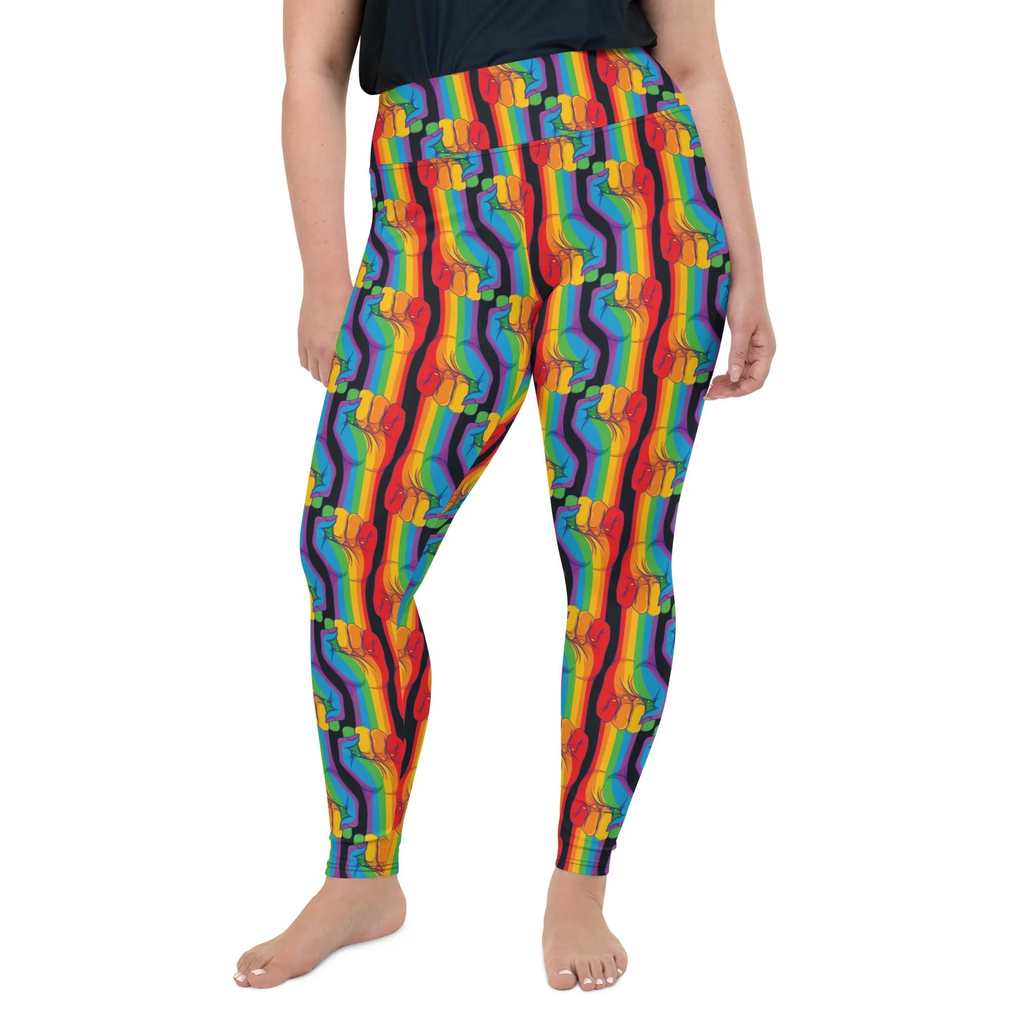 Pride Activist Plus Size Leggings