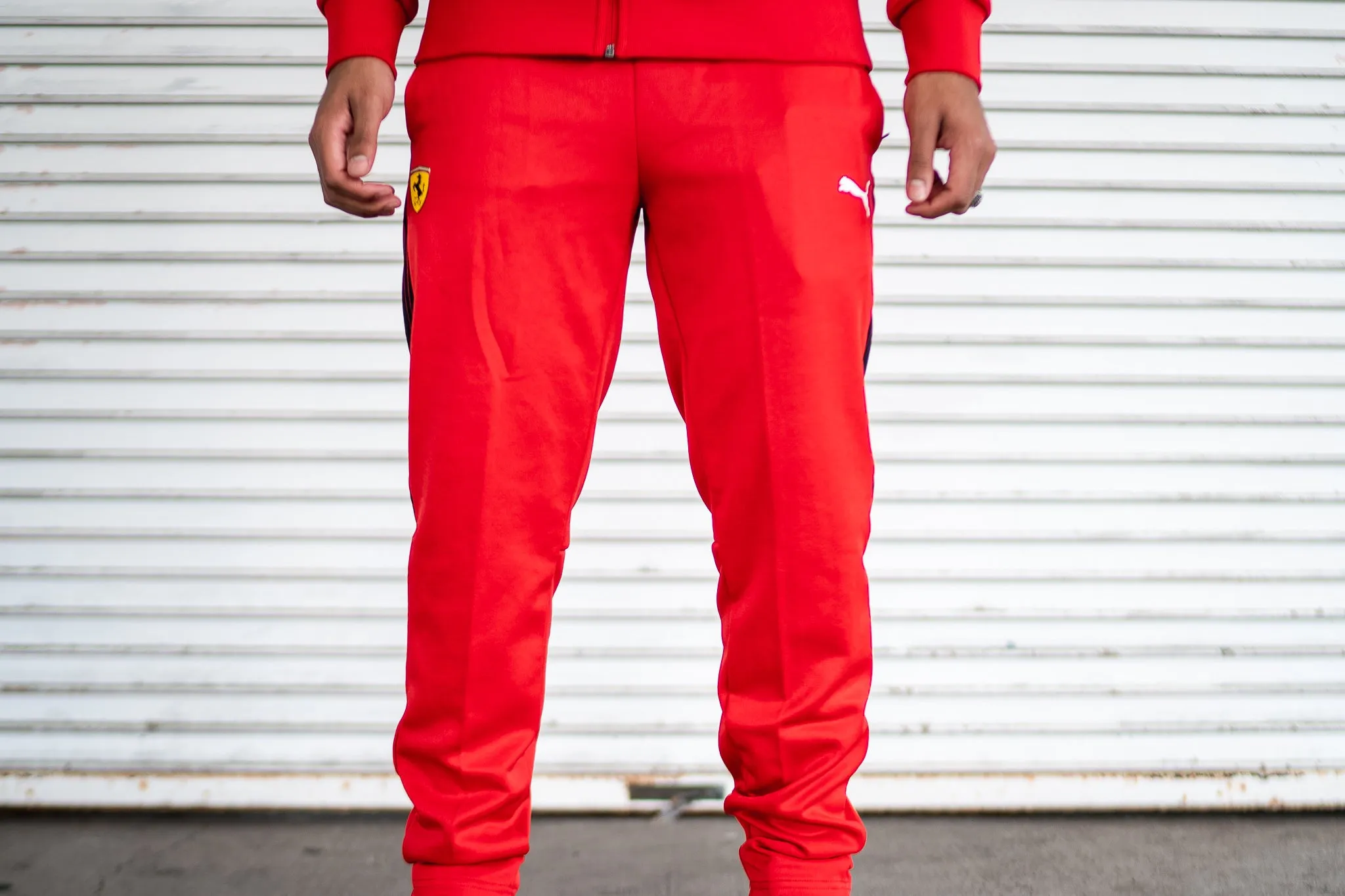 Puma Scuderia Ferrari Race T7 Men's Track Pants (Red)