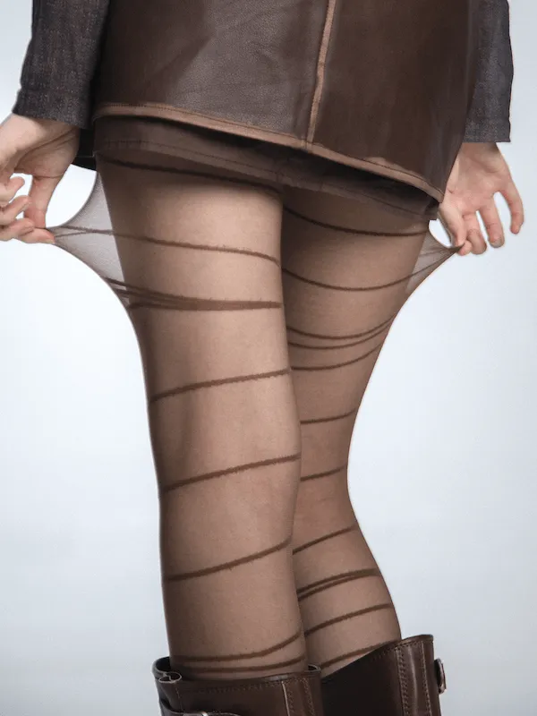 Punk lines tights