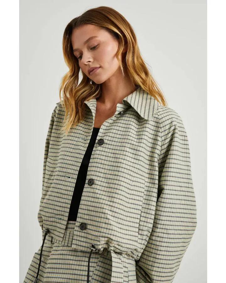 Rails North Sage Mini Check Jacket