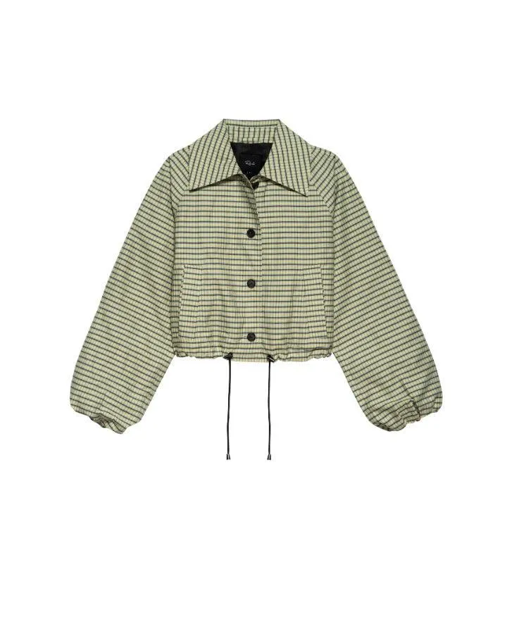 Rails North Sage Mini Check Jacket