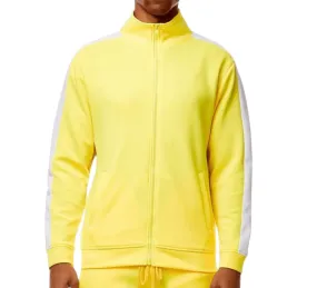 REBEL MINDS TRACK JACKET NEON YELLOW - 100-502