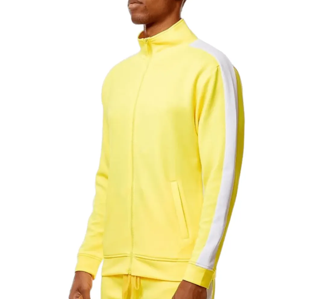 REBEL MINDS TRACK JACKET NEON YELLOW - 100-502