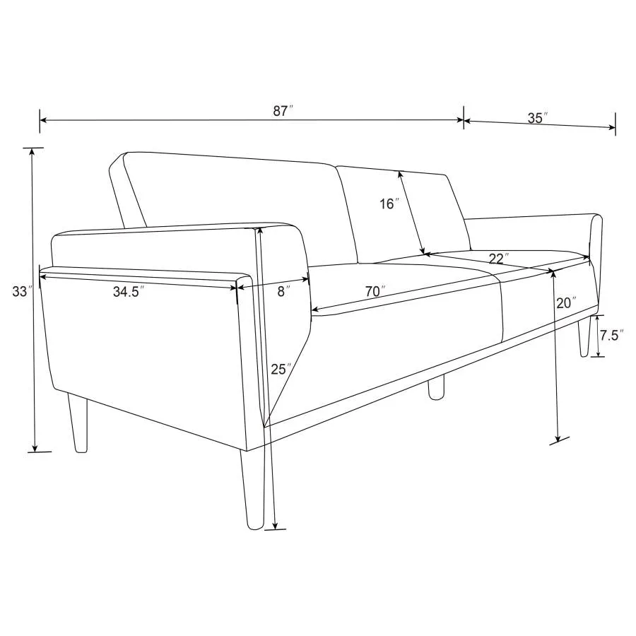 Rilynn Upholstered Track Arms Sofa