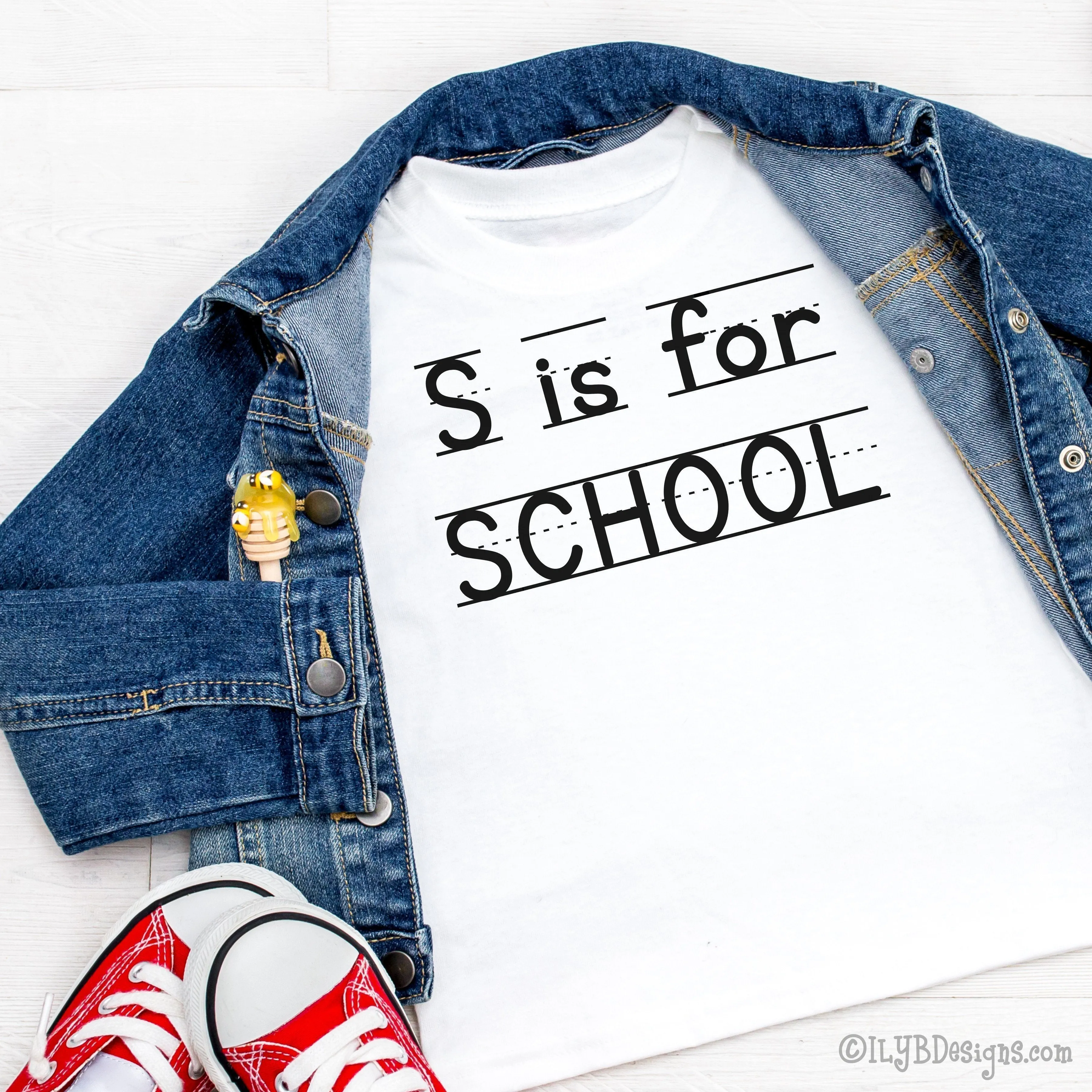 S is for School Shirt for Kids | TODDLER & YOUTH Back to School Shirts