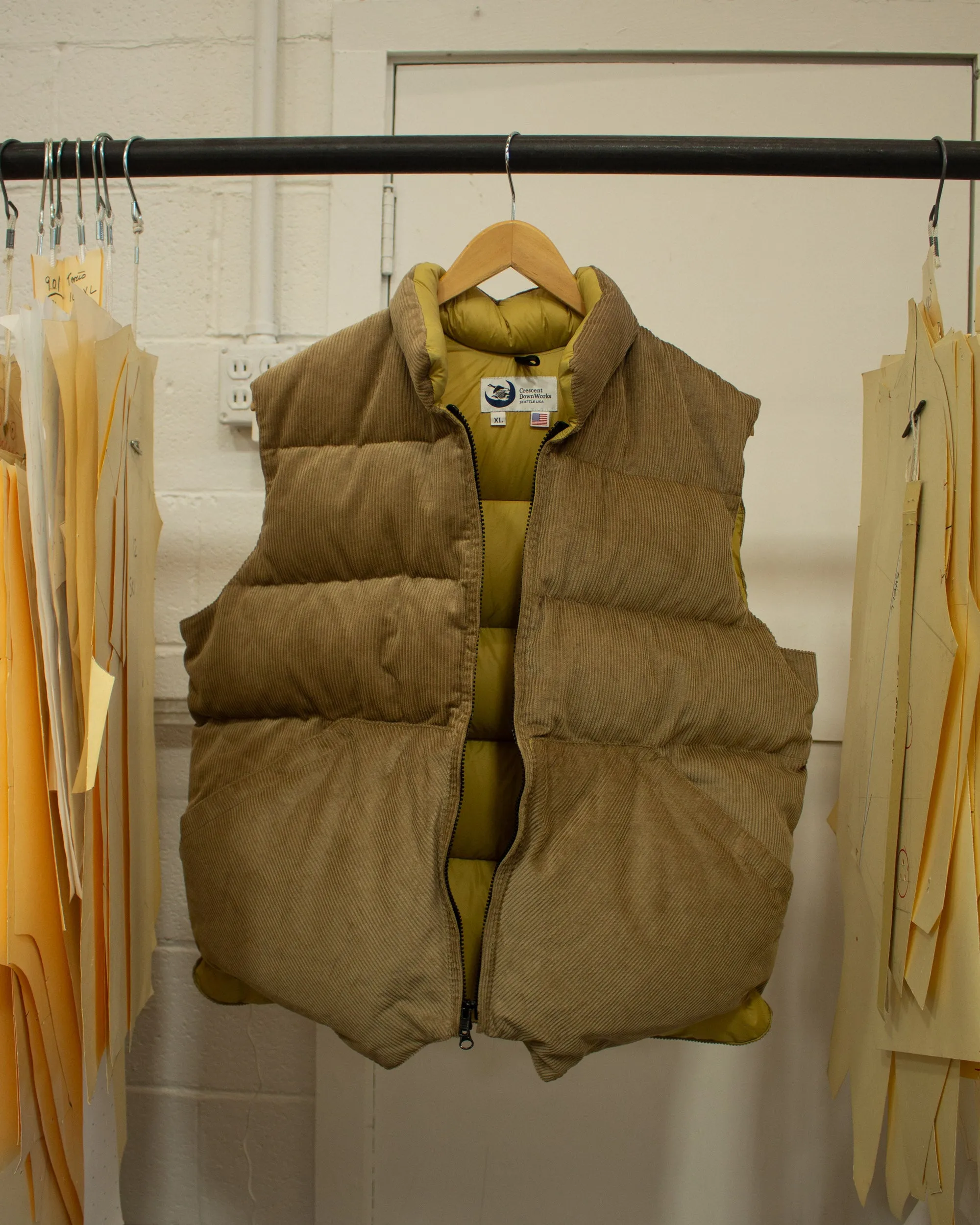 Sample Series | North By Northwest Vest | Tan Corduroy