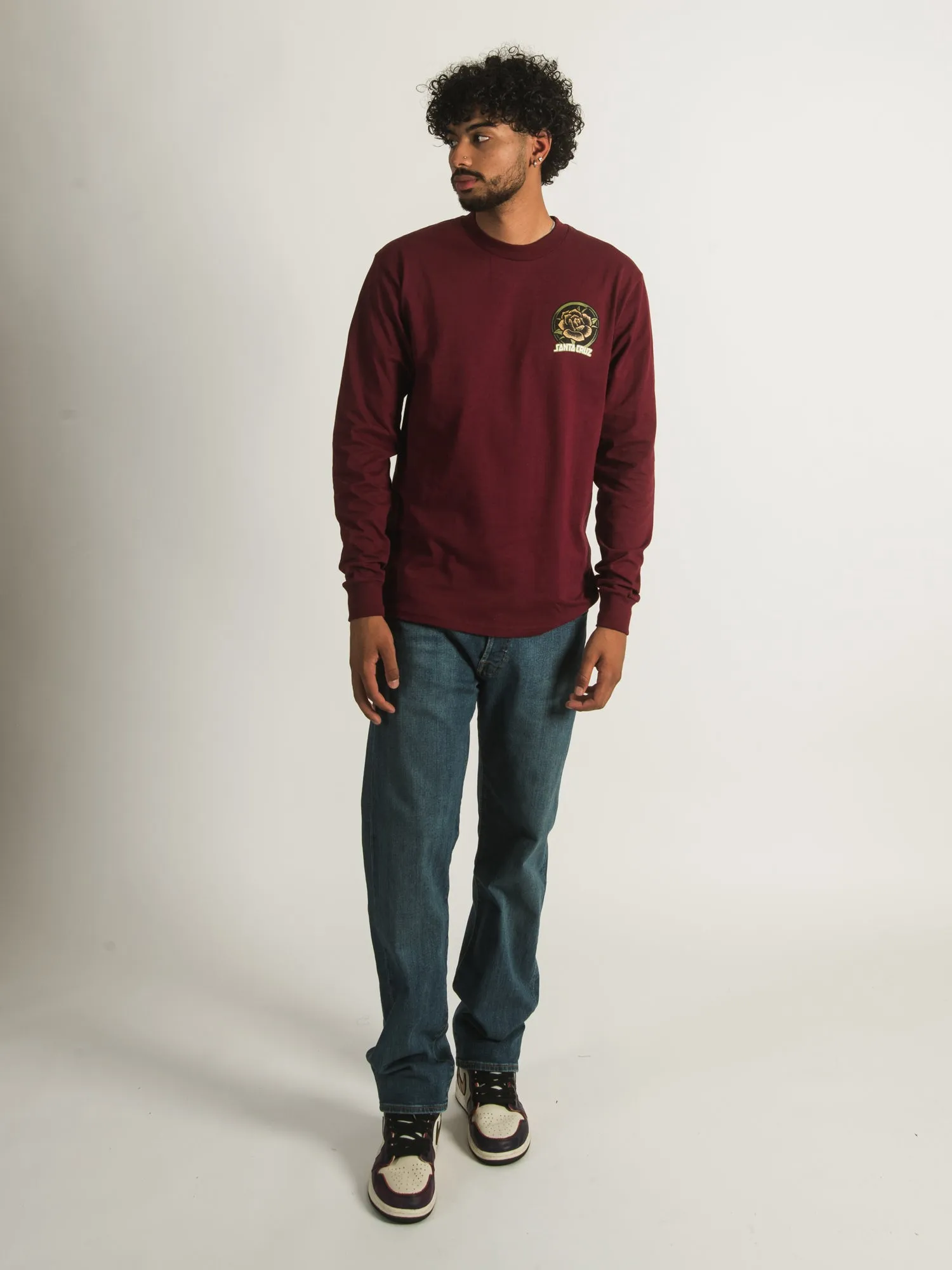 SANTA CRUZ TIL THE END HAND LONG SLEEVE TEE  - CLEARANCE