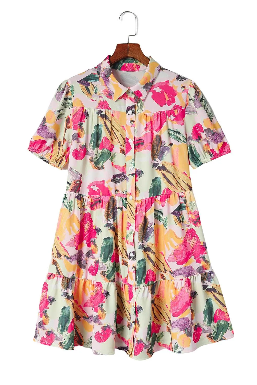 Shirt Floral Multicolor Dress