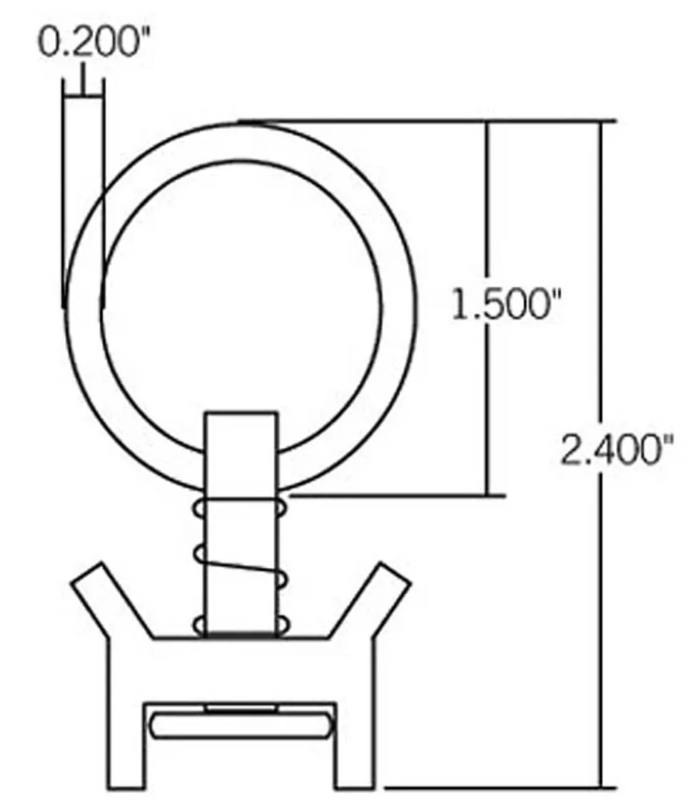 Single Stud Tie-Down Ring VT-1000