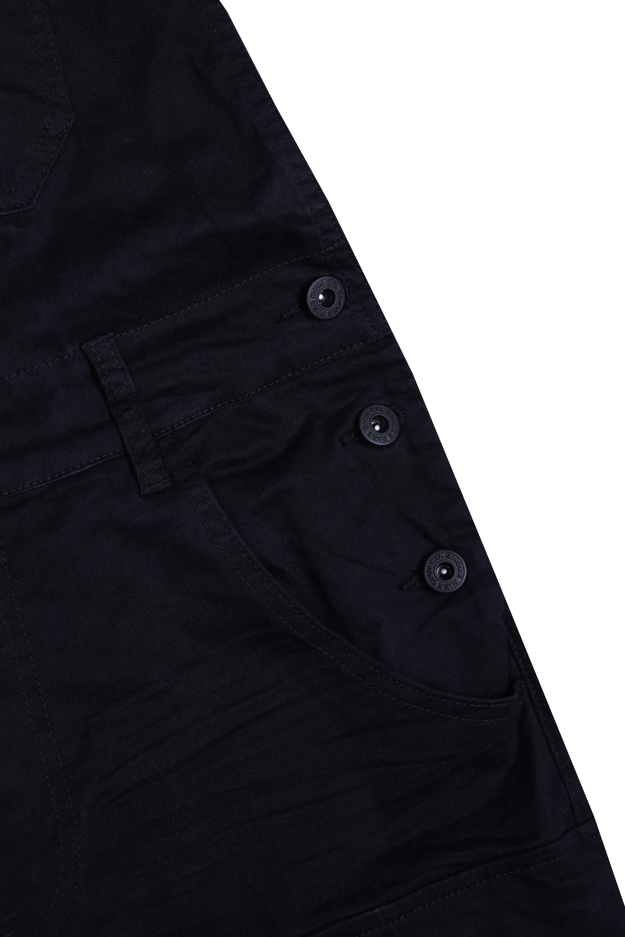 Smoke Rise - Twill Utility Overall - Black