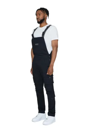 Smoke Rise - Twill Utility Overall - Black