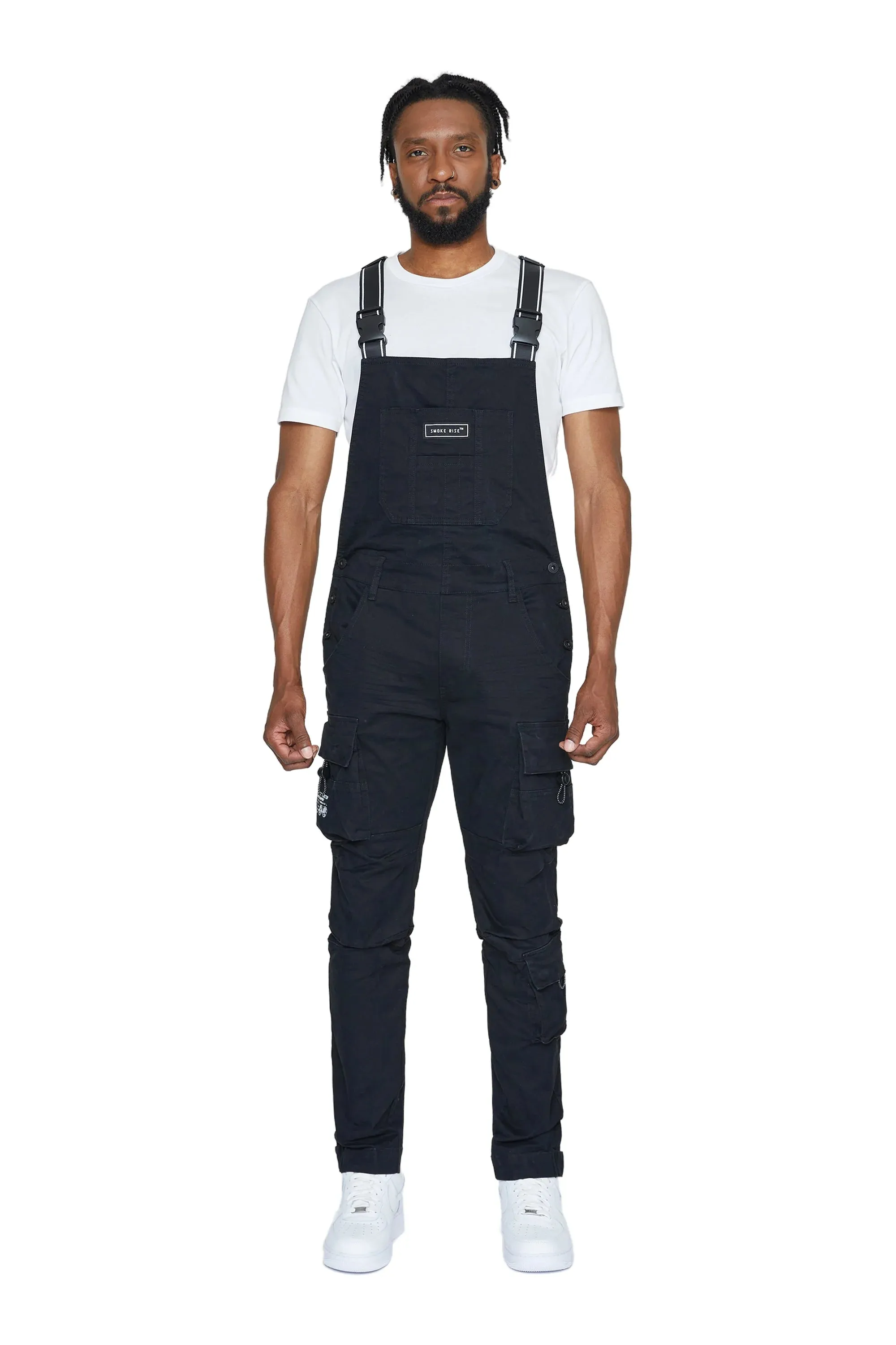 Smoke Rise - Twill Utility Overall - Black