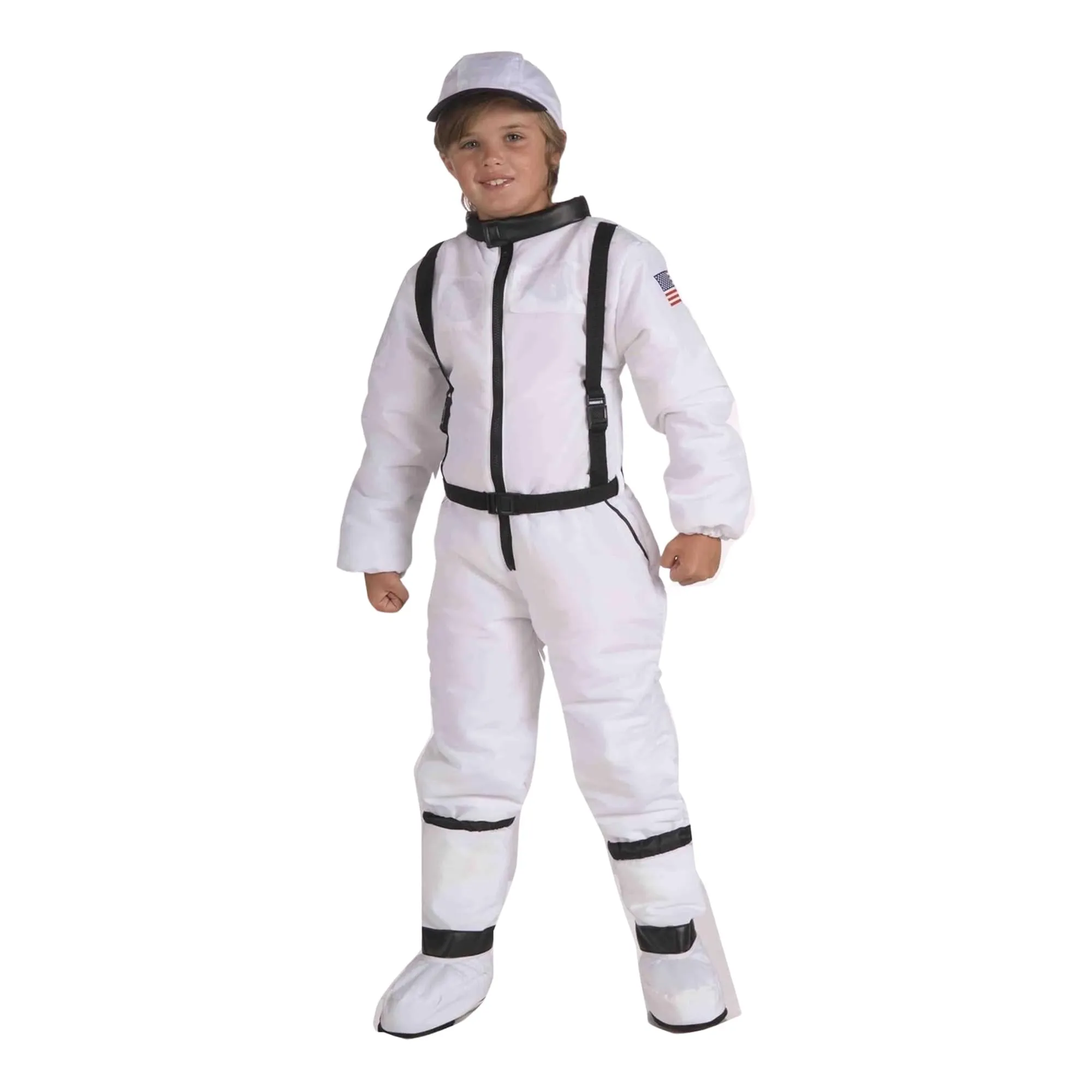 Space Explorer White Jumpsuit Astronaut Child Costume