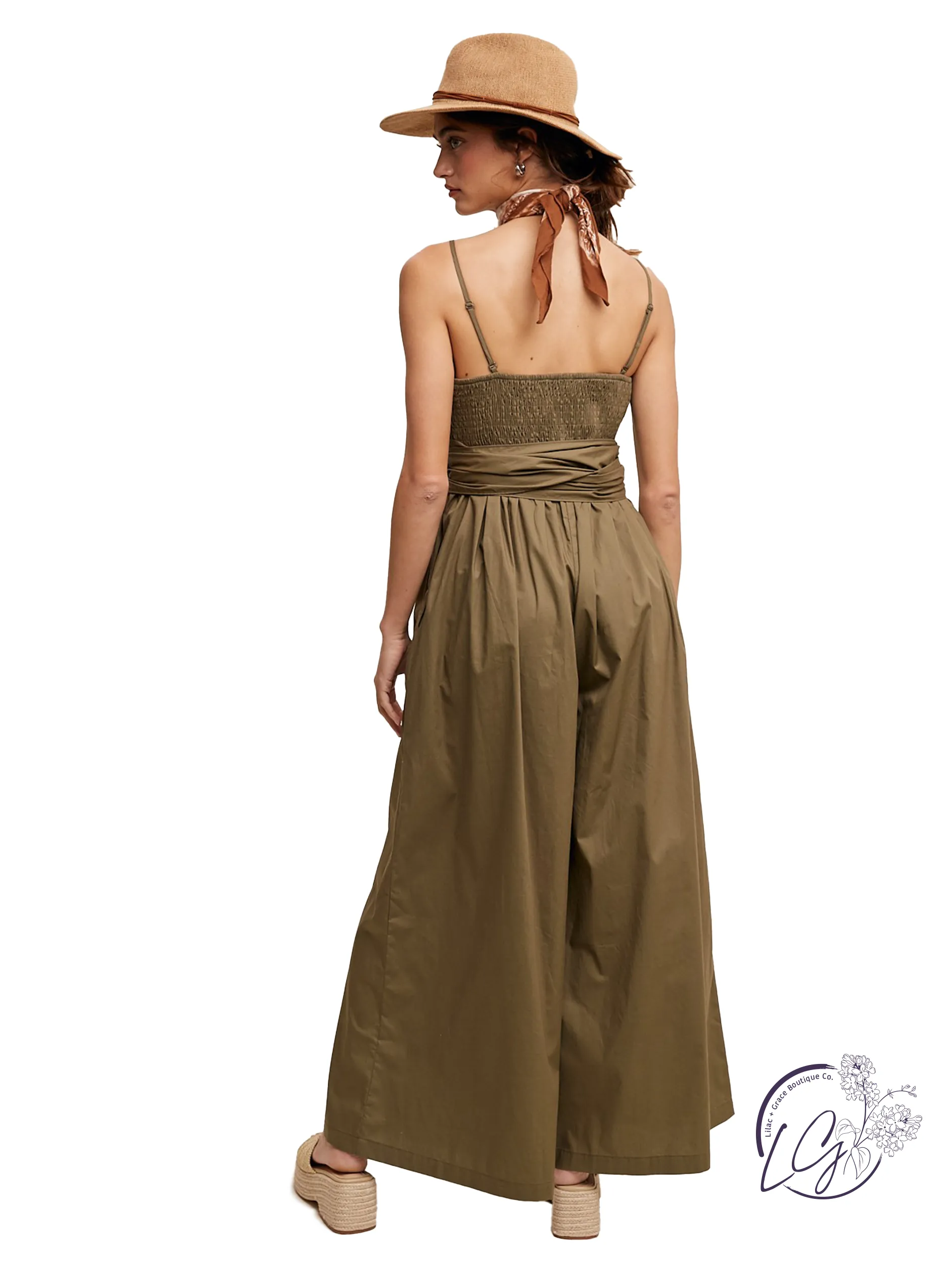 Suburbia Serenity Wide Pant Jumpsuit