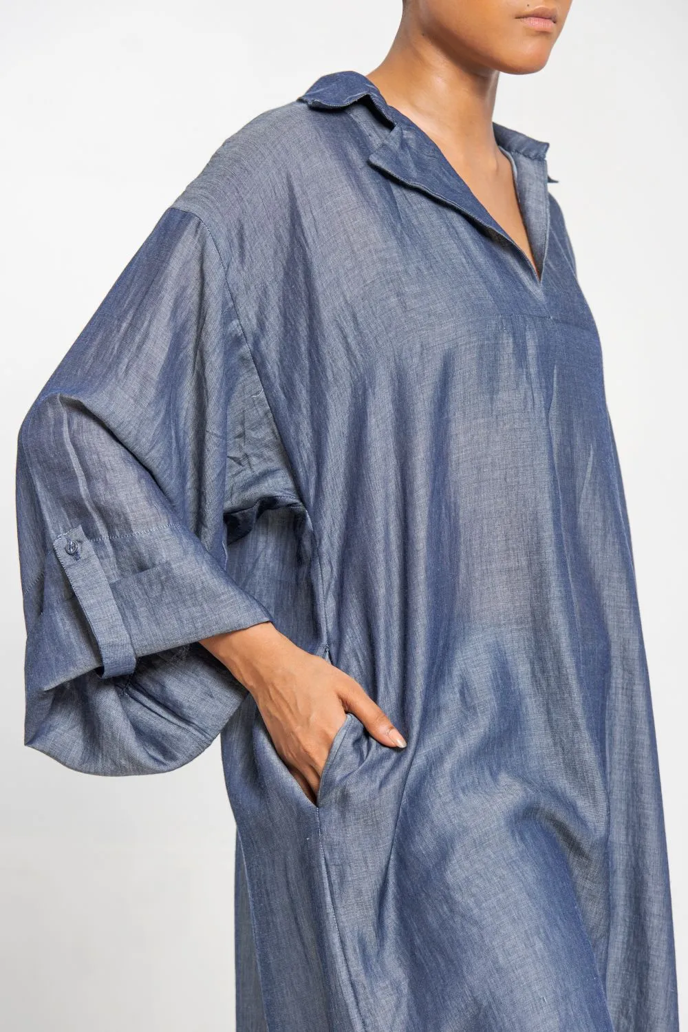 Tencel Free Size Denim Tunic