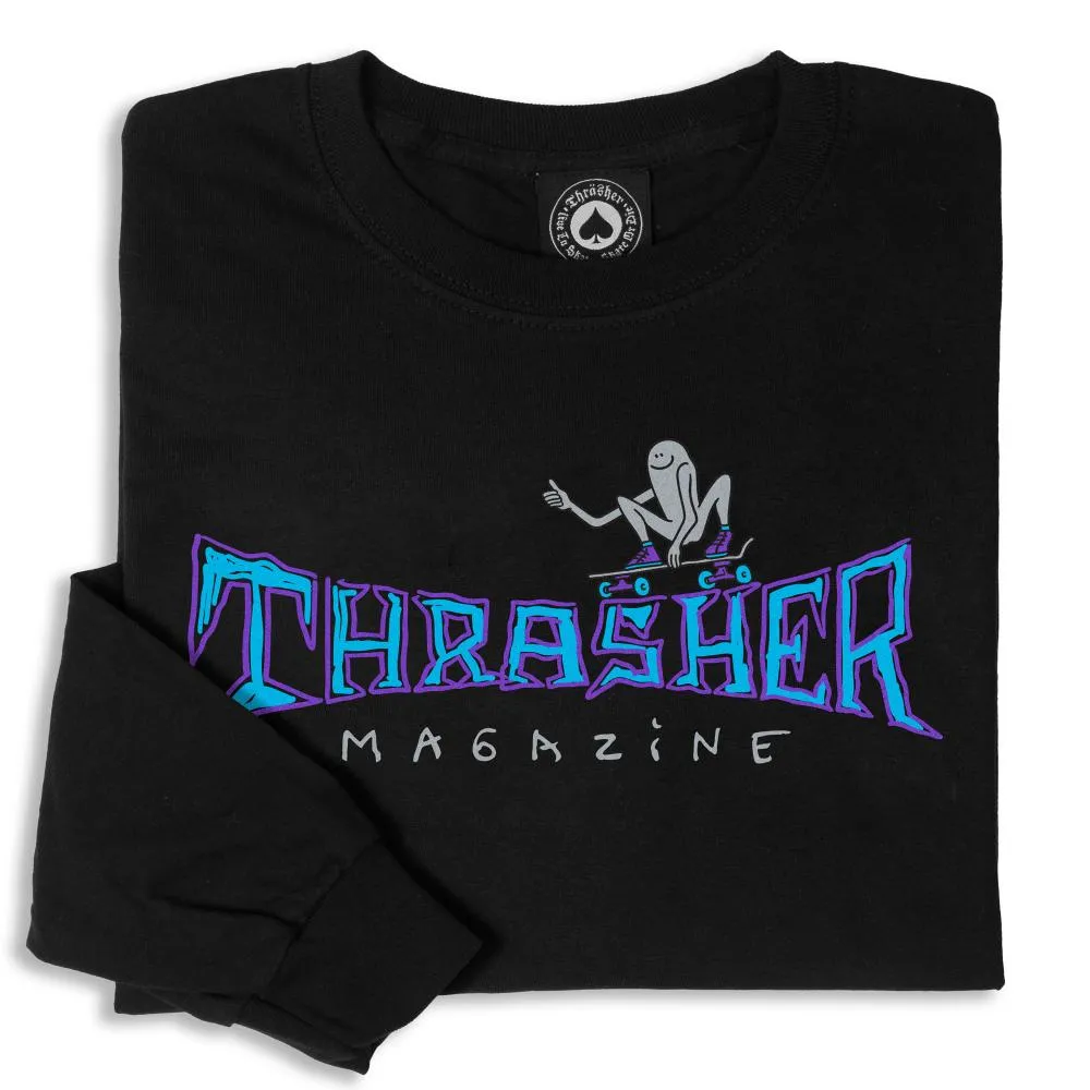 Thrasher Thumbs Up L/S - Black