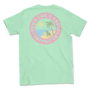 Tropical Pawz (Adult Short Sleeve T-Shirt)