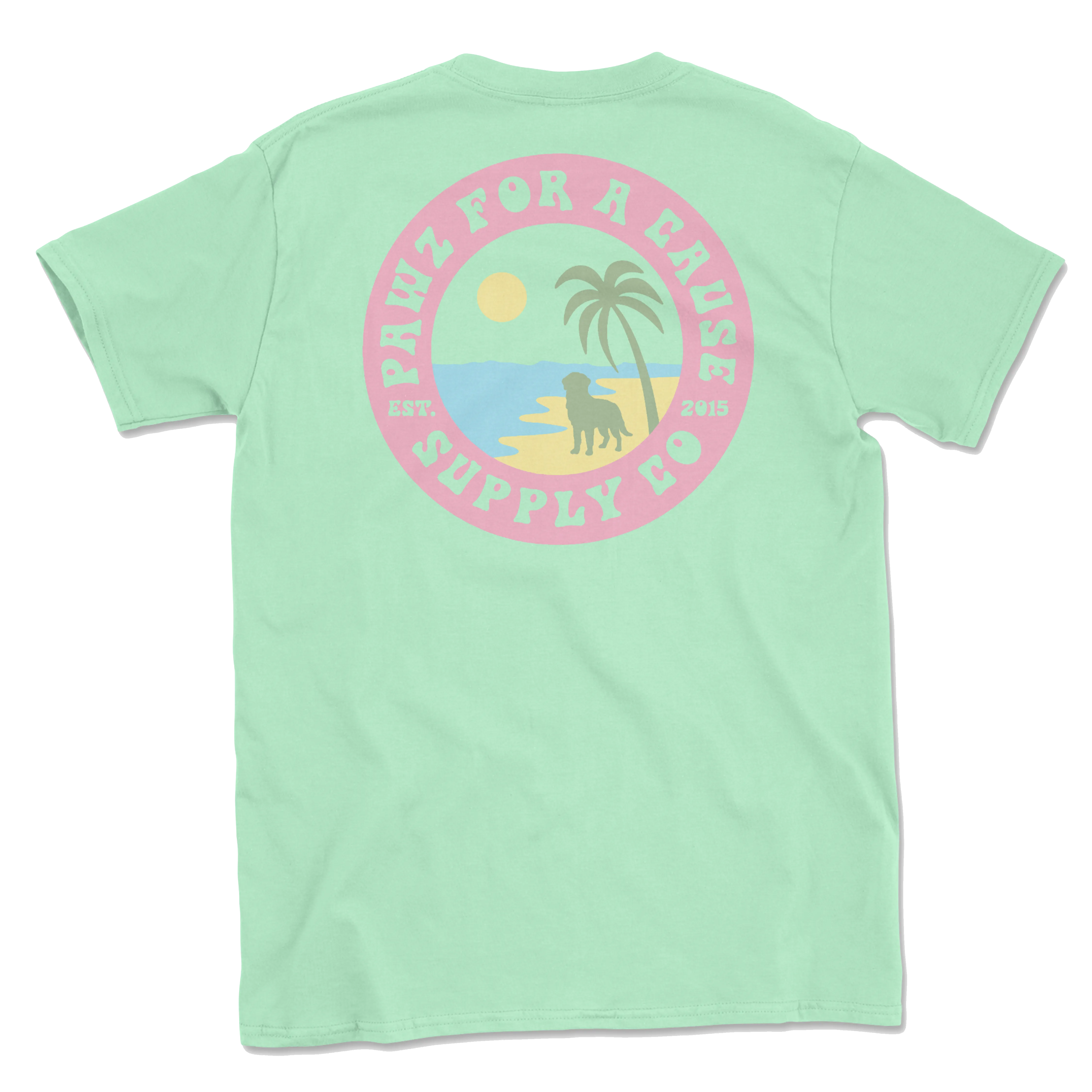 Tropical Pawz (Adult Short Sleeve T-Shirt)