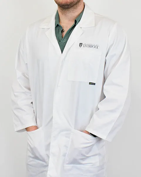 University of Liverpool Crested Lab Coat