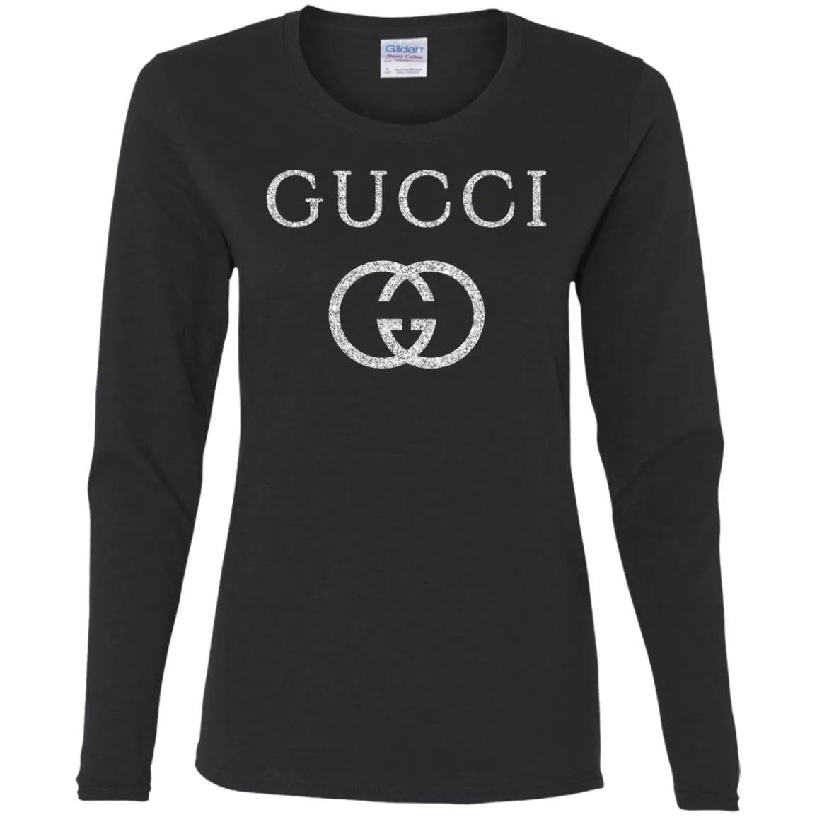 Vintage Gucci Logo Inspired Women Long Sleeve Shirt