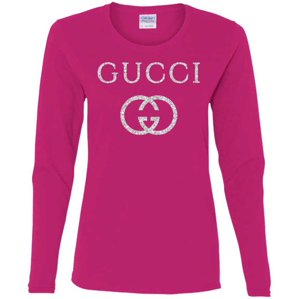 Vintage Gucci Logo Inspired Women Long Sleeve Shirt