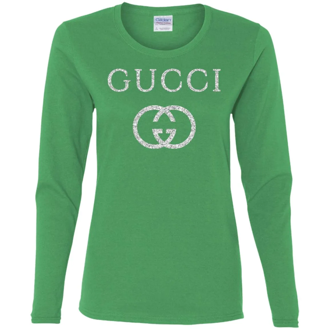 Vintage Gucci Logo Inspired Women Long Sleeve Shirt