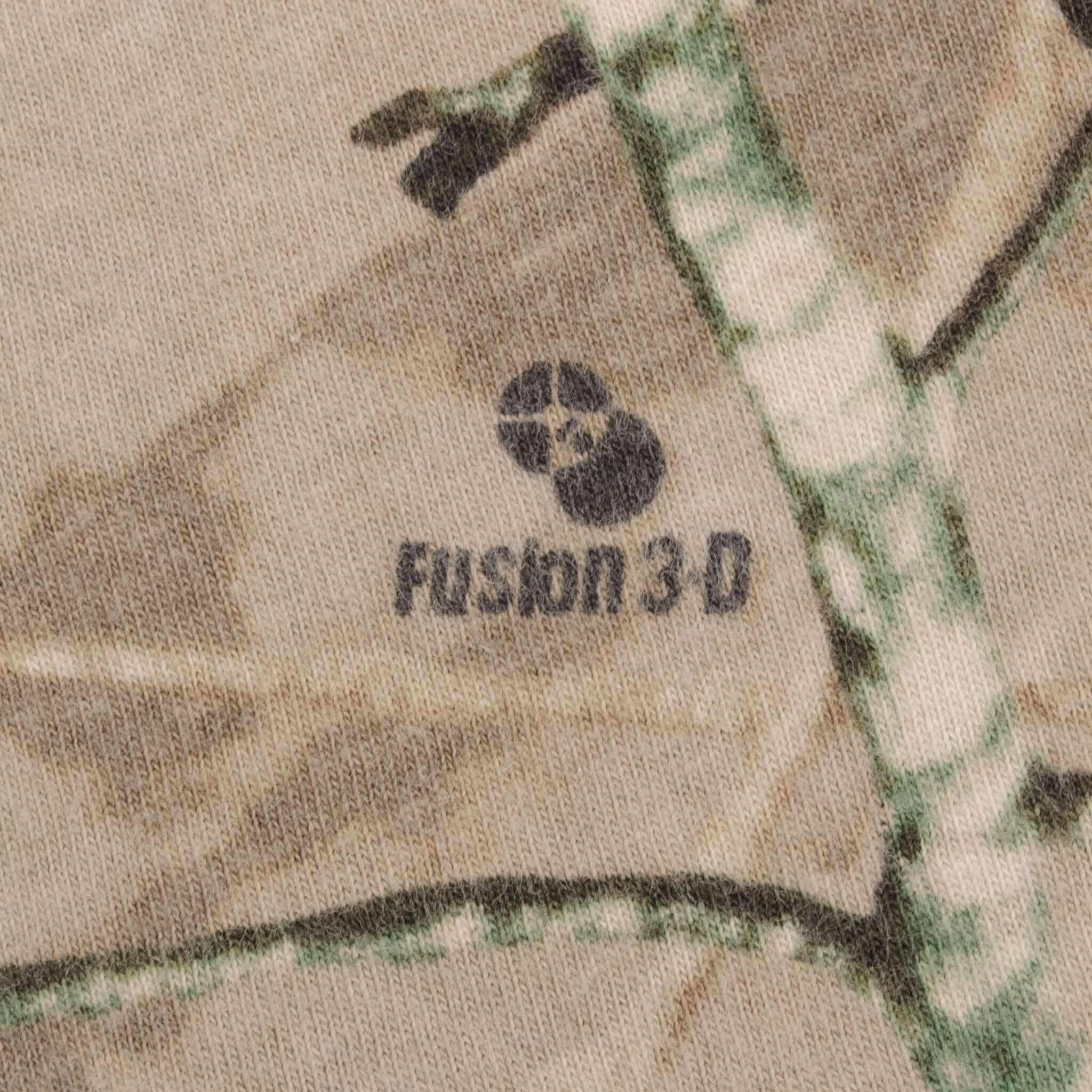 VINTAGE HUNTING FUSION 3D CAMO LONG SLEEVE POCKET TEE SHIRT SIZE 2XL