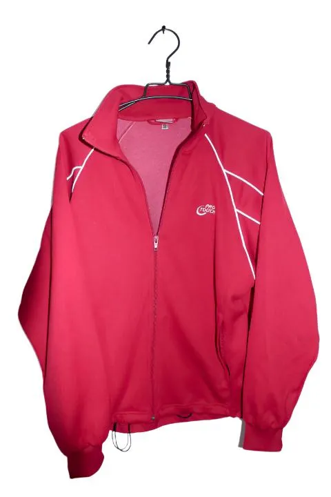 Vintage men Protouch sport red full zip wind breaker track top S/M|L28 W21|SKU 6700