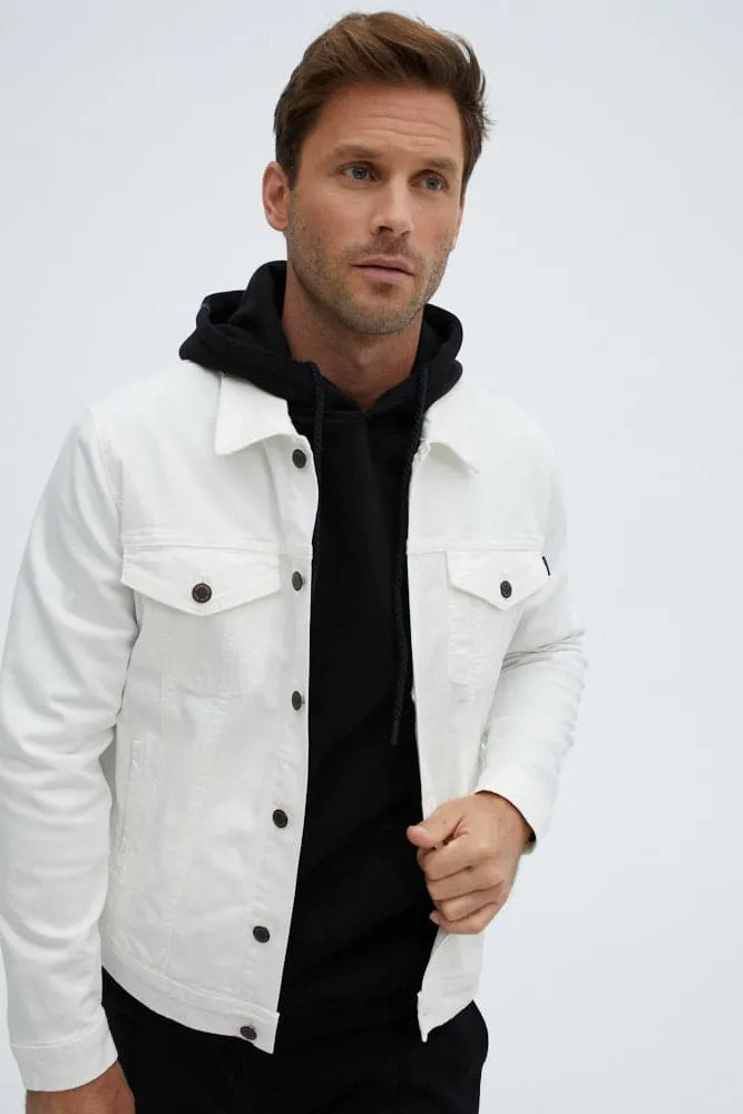 White Trucker Jacket