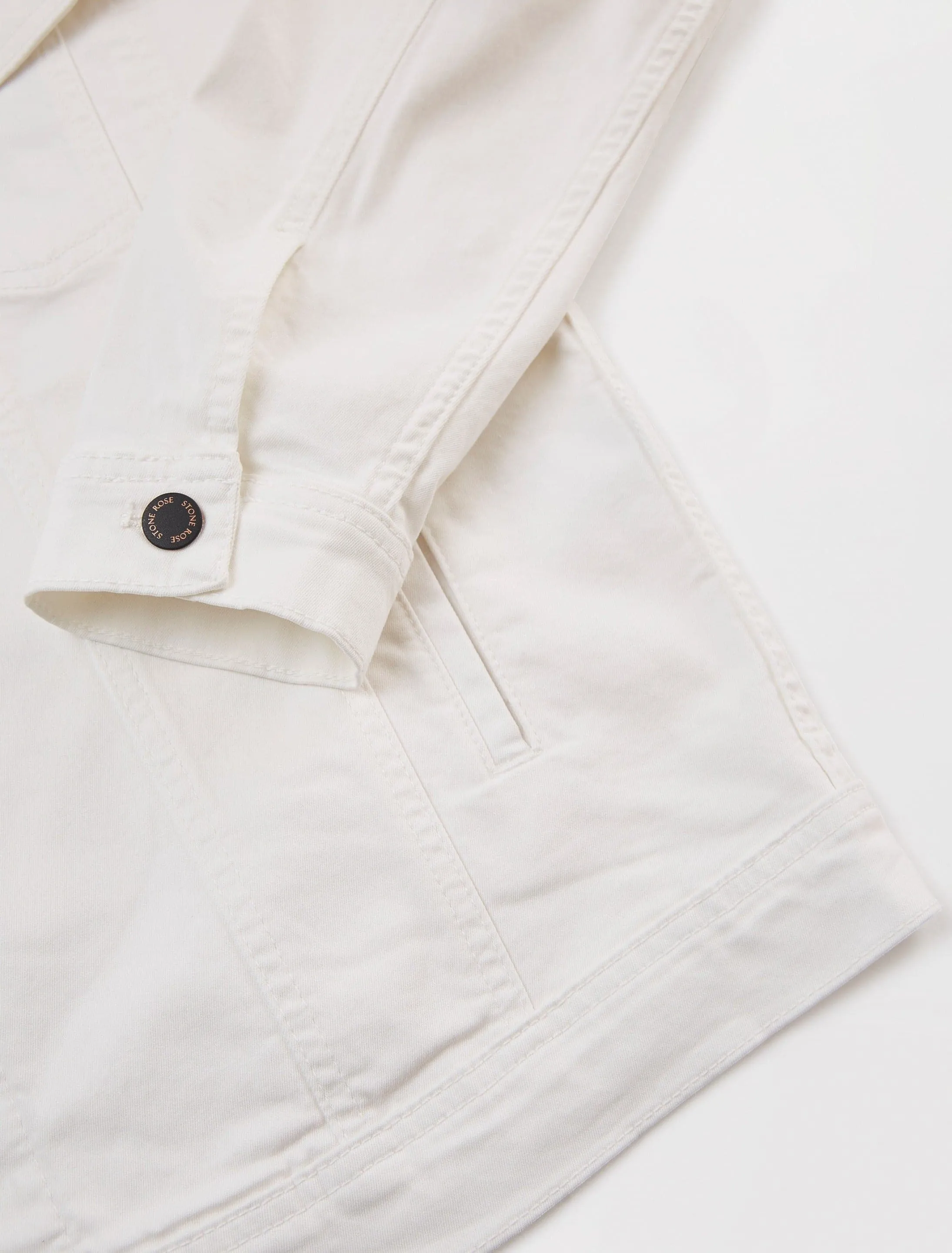 White Trucker Jacket