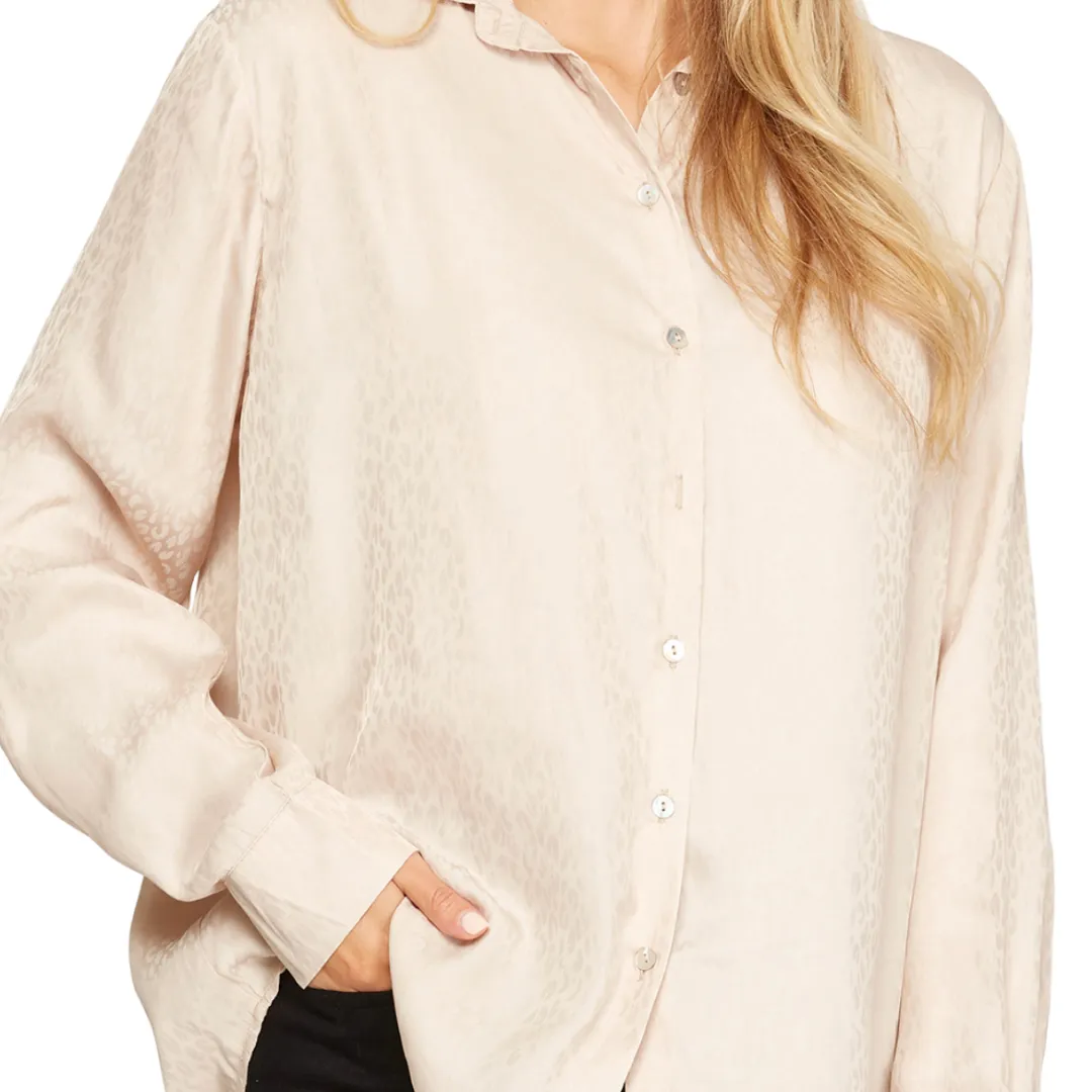 Wild About You Collared Shirt - Sand