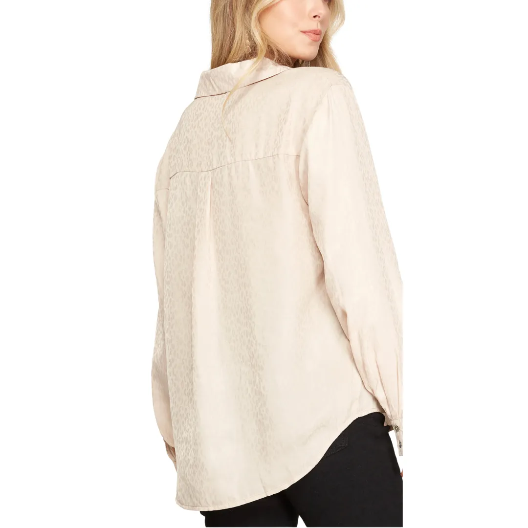 Wild About You Collared Shirt - Sand