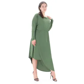 Women's Long Sleeve Dress,Olive