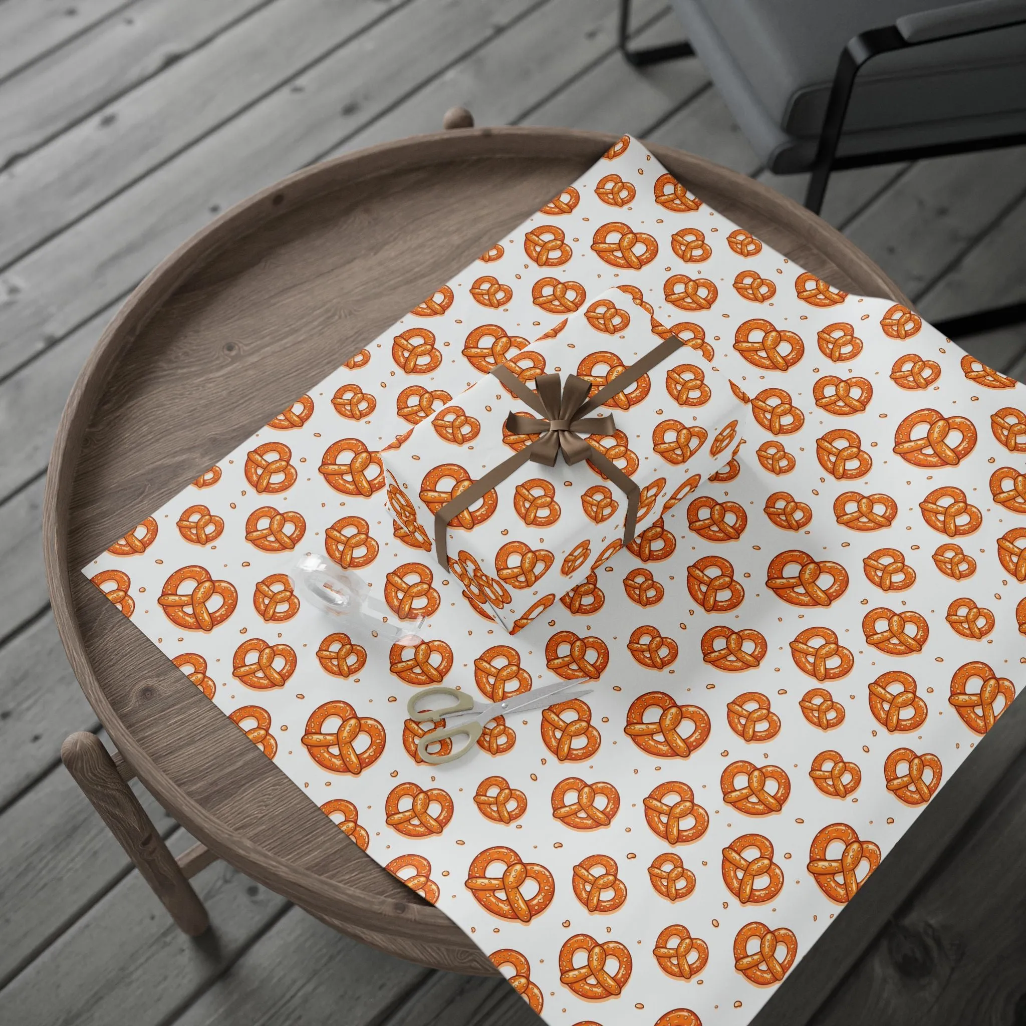 Wrapping Paper - Overall Pretzel Twist Design