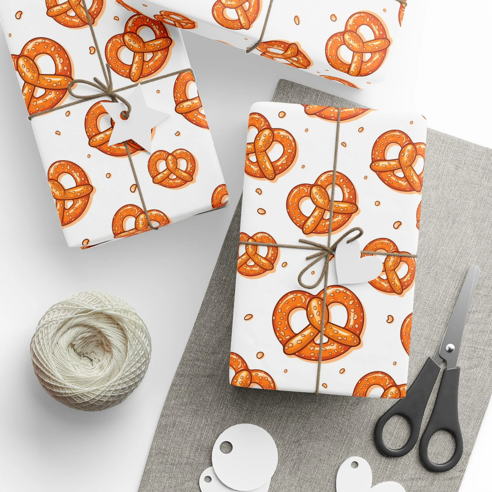 Wrapping Paper - Overall Pretzel Twist Design